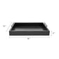 16"x12" Wooden Serving Tray, Black