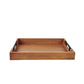 16"x12" Wooden Serving Tray,Built-in Metal Handle