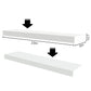 Floating Shelves White MDF