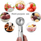 Ice Cream Scoop with Comfortable Grip Handle,Stainless Steel Cookie Scoop with Trigger Non-Slip Grip,Baking Supplies for Ice Cream,Dishwasher Safe Ice Cream Spade with Anti-Freeze Handle Easy Clean